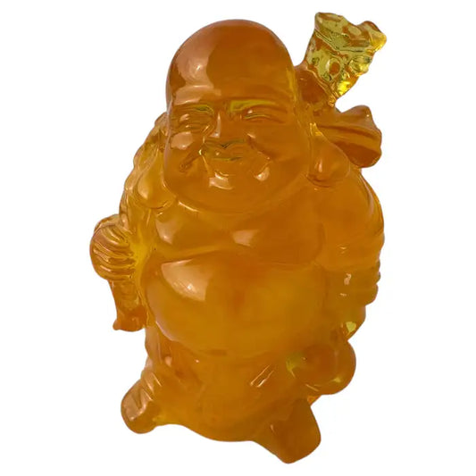 Amber 3.5" Buddha Figurine