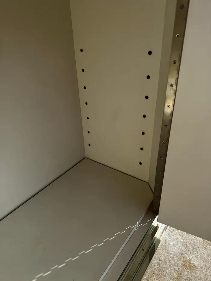 art deco style cabinet frosted mirror panel doors