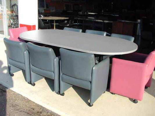 Steelcase Vecta disc oval conference table modern office furniture