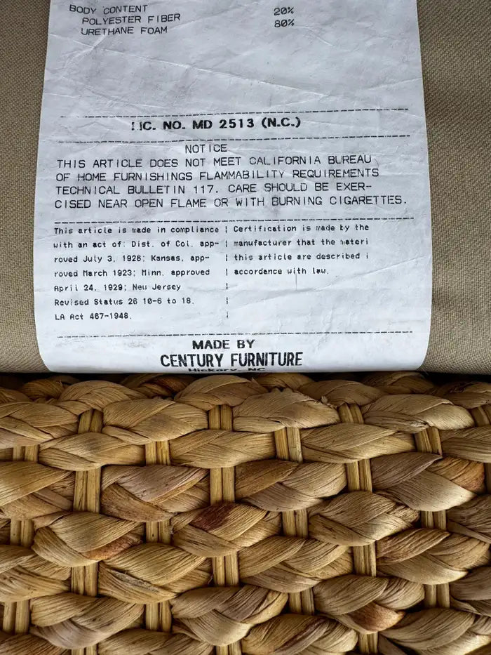 handcrafted wicker lounge chairs with deep seating cushions