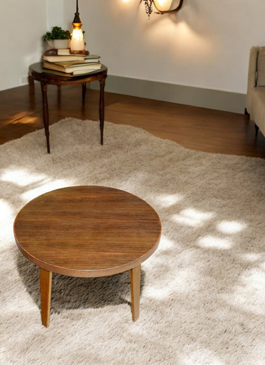 24″ Vintage Scandinavian Side End Table