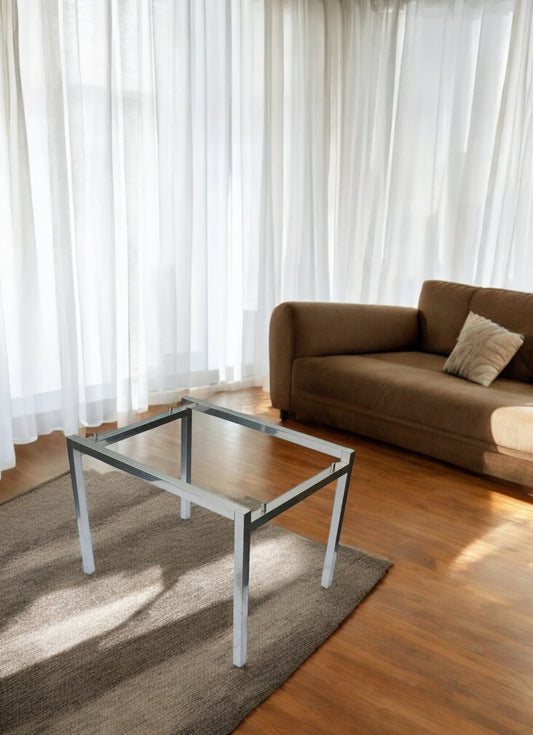 30″ Vintage Aluminum Coffee Table