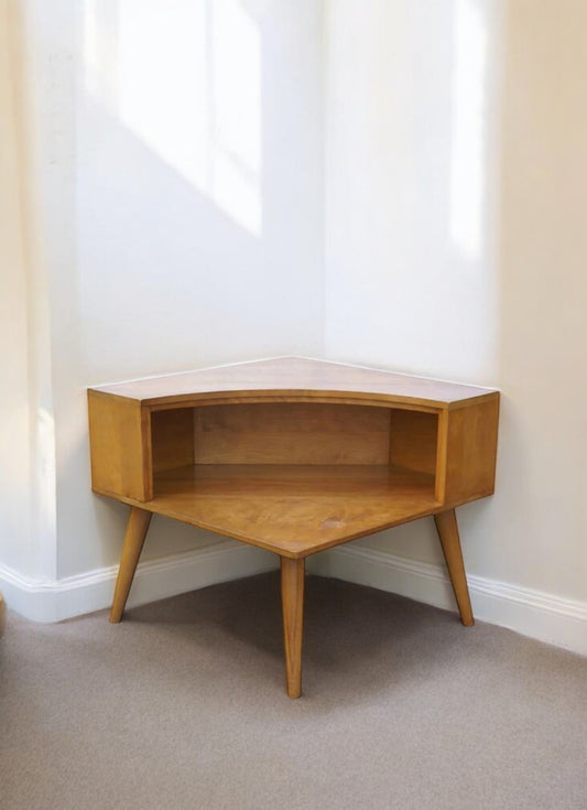 Conant Ball Russel Wright Birch Corner Table