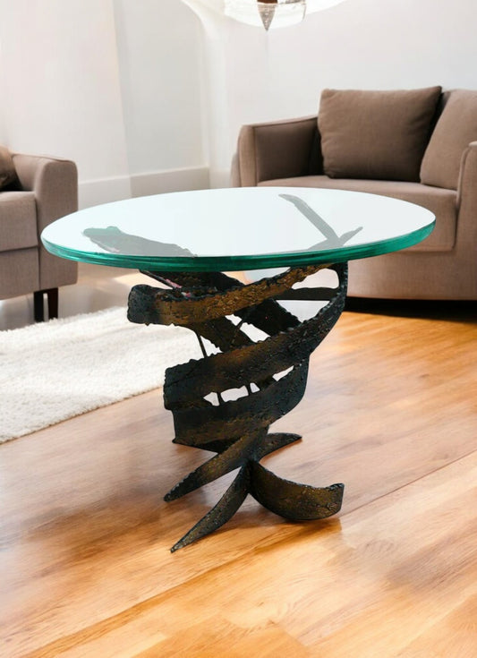 Vintage Mid Century Brutalist Silas Seandel Sculptural End Table