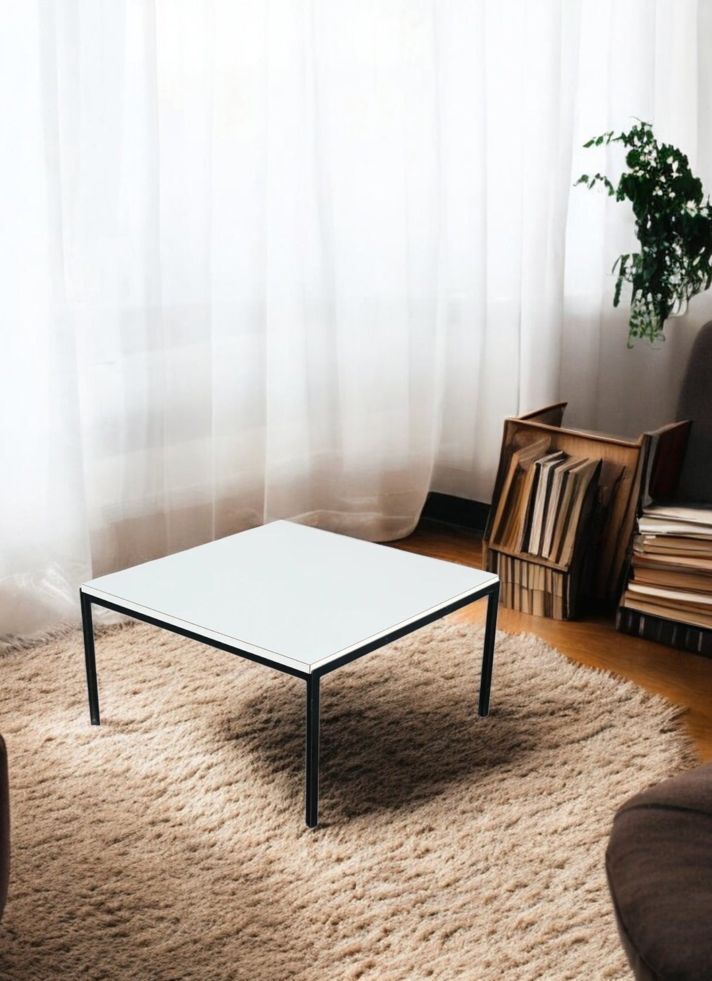 30″ Early Edition Florence Knoll T Angle Side Table
