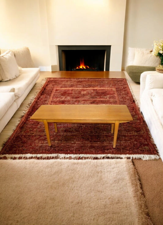 Mid Century Modern Teak Low Coffee Table