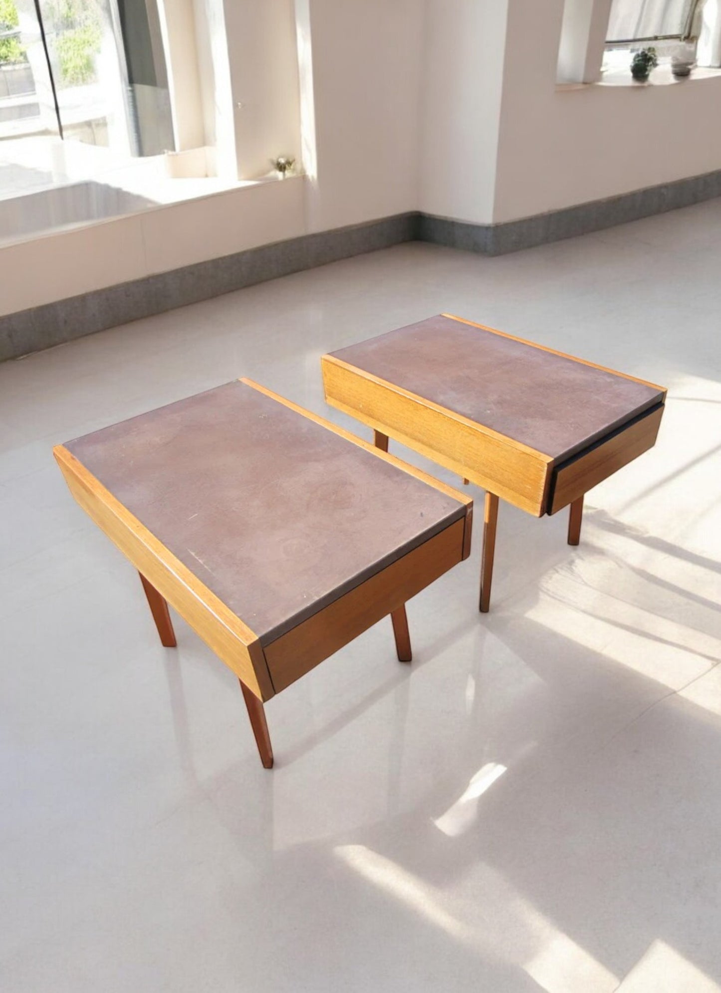 Pair of Vintage George Nelson for Herman Miller Side Tables