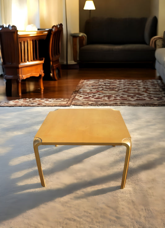 Vintage Fan Leg Side Table by Alvar Aalto