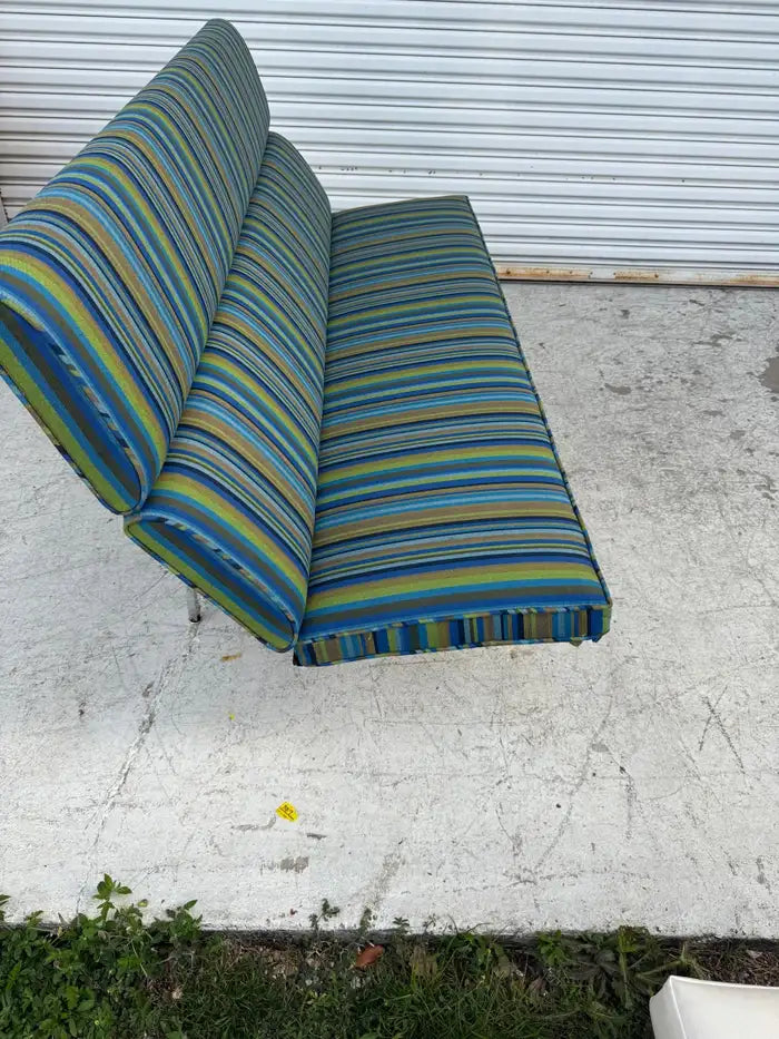 compact mid century couch for apartment living