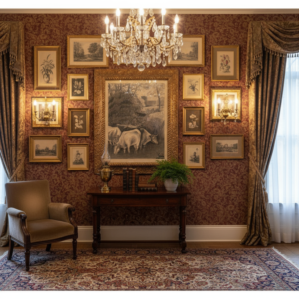 19th-century cattle pencil drawing by John Brightman-Crockett