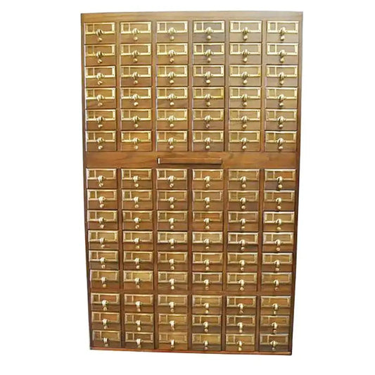90 Drawer Vintage Library Card Catalogue