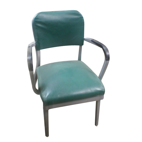 Vintage All Steel Metal 1950s Arm Chair Eames Era