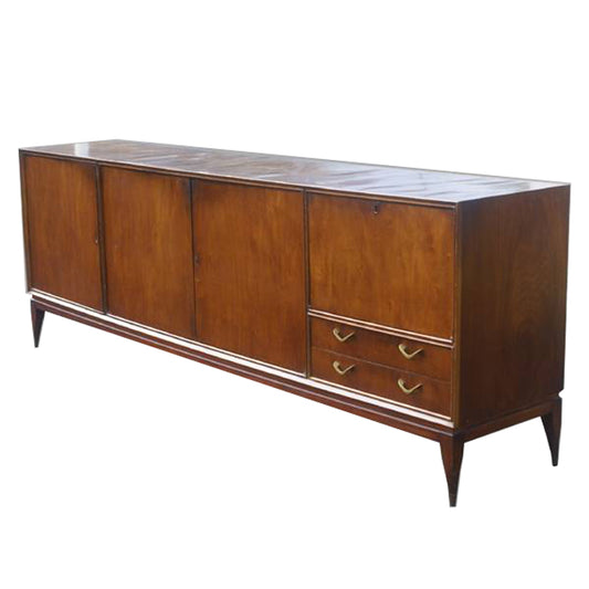 8 Ft Vintage Wood Credenza Breakfront Sideboard Buffet (MR6130)