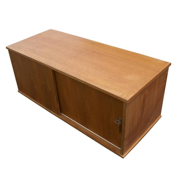 Mid Century Modern 4` Walnut Wall Hung Cabinet (MR6504)