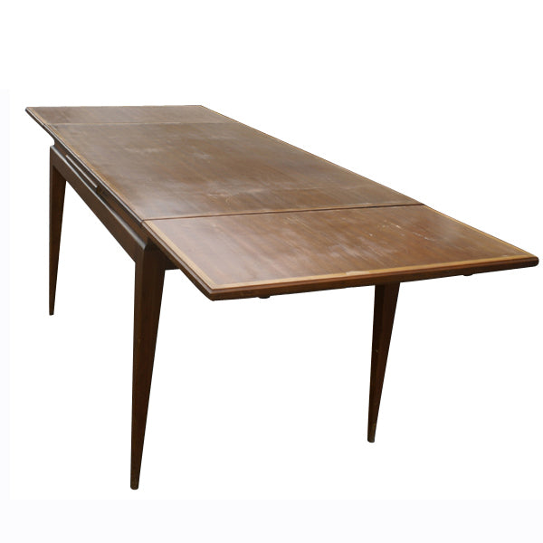 4 ft. to 7 ft. Mid Century Modern Extension Dining Table