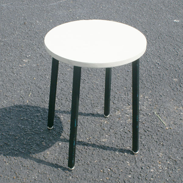 Vintage Mid Century Modern Low Stool Side Table