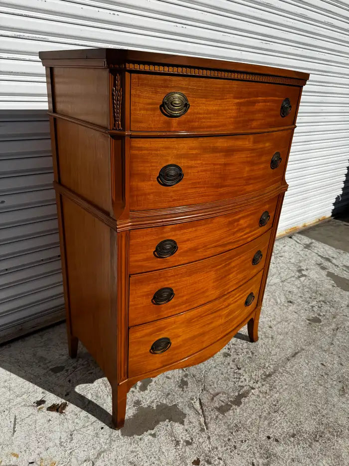 traditional mahogany dresser with five drawers storage furniture