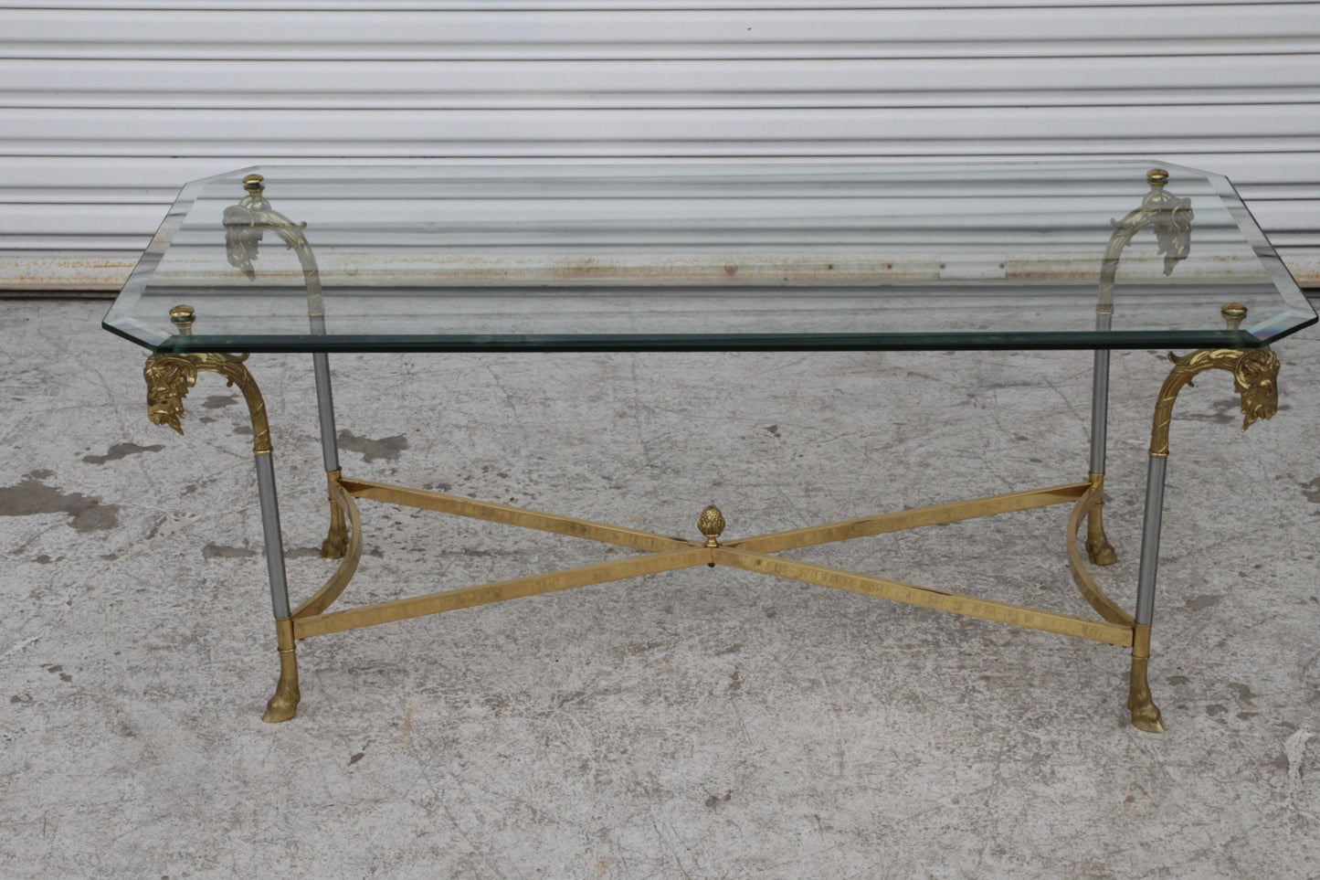 Vintage Ram's Head Coffee Cocktail Table