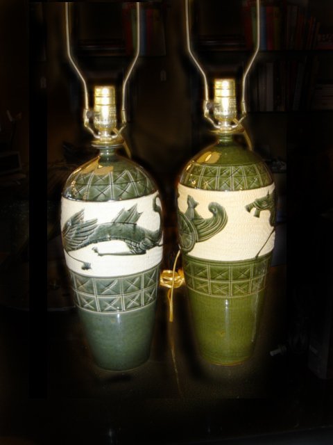 Custom Made Chinese Ceramic Vase Table Lamps (MR5484)