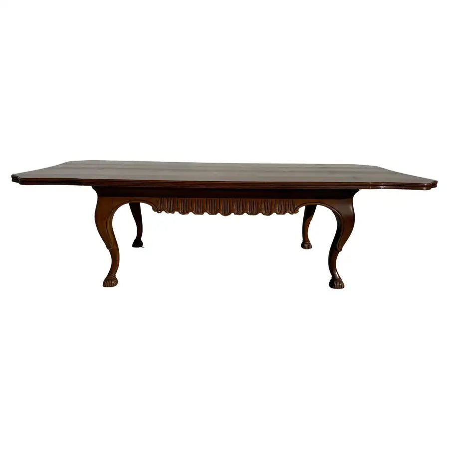 vintage walnut coffee table mid century modern design