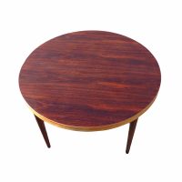 67″ Scandinavian Rosewood Extendable Dining Table