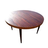 67″ Scandinavian Rosewood Extendable Dining Table