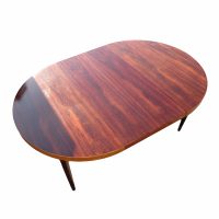 67″ Scandinavian Rosewood Extendable Dining Table